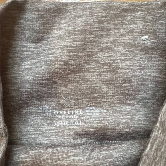 Aerie Offline beige tan high rise side pocket leggings SIZE XS - Picture 4 of 5